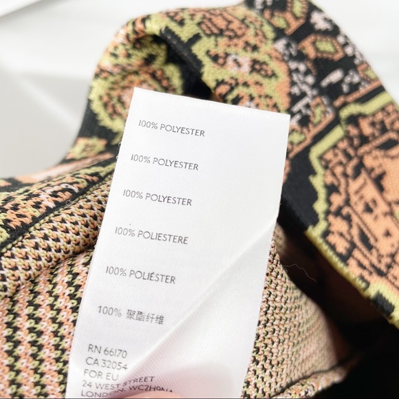 Free People Large Wide Leg Bohemian Pattern Pants - Picture 4 of 5